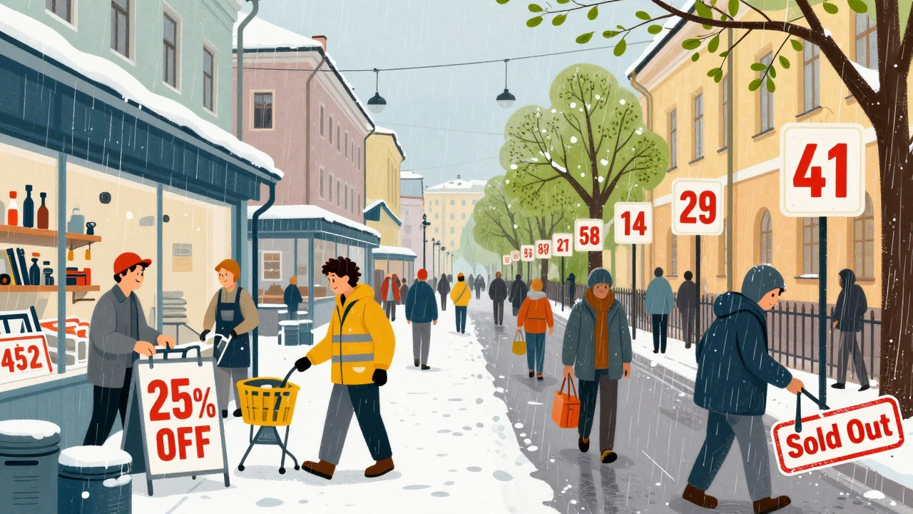 Сравнение цен на ремонт: зимой — скидки и спокойствие, весной — переполненные улицы и рост цен.