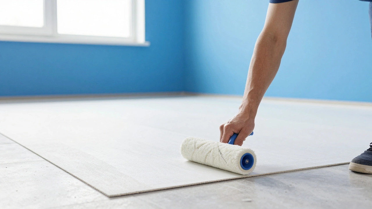 Укладка линолеума на пол в квартире Санкт-Петербурга