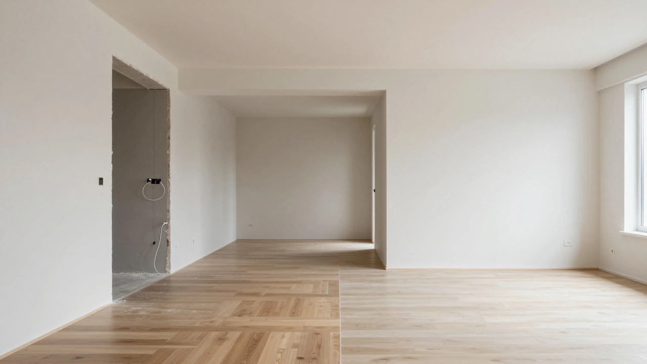 Готовая квартира демонстрирует баланс между материалами и работой