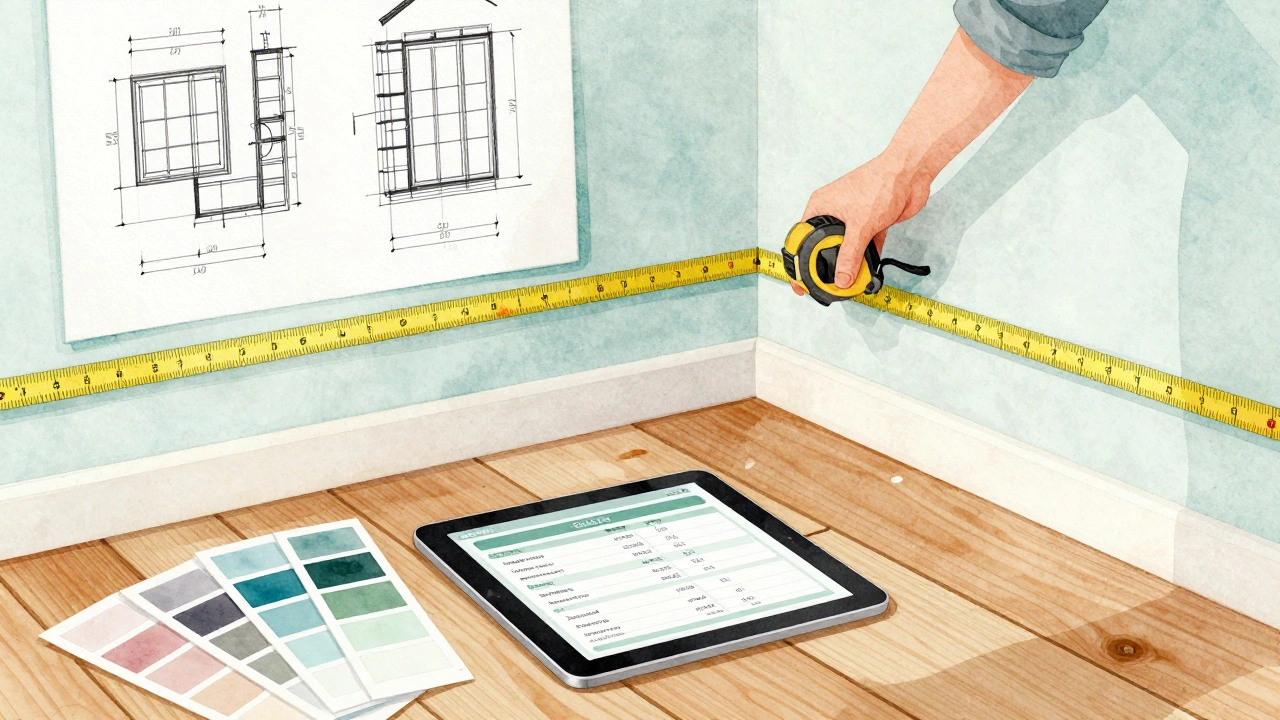 Замеры помещения для расчёта сметы ремонта